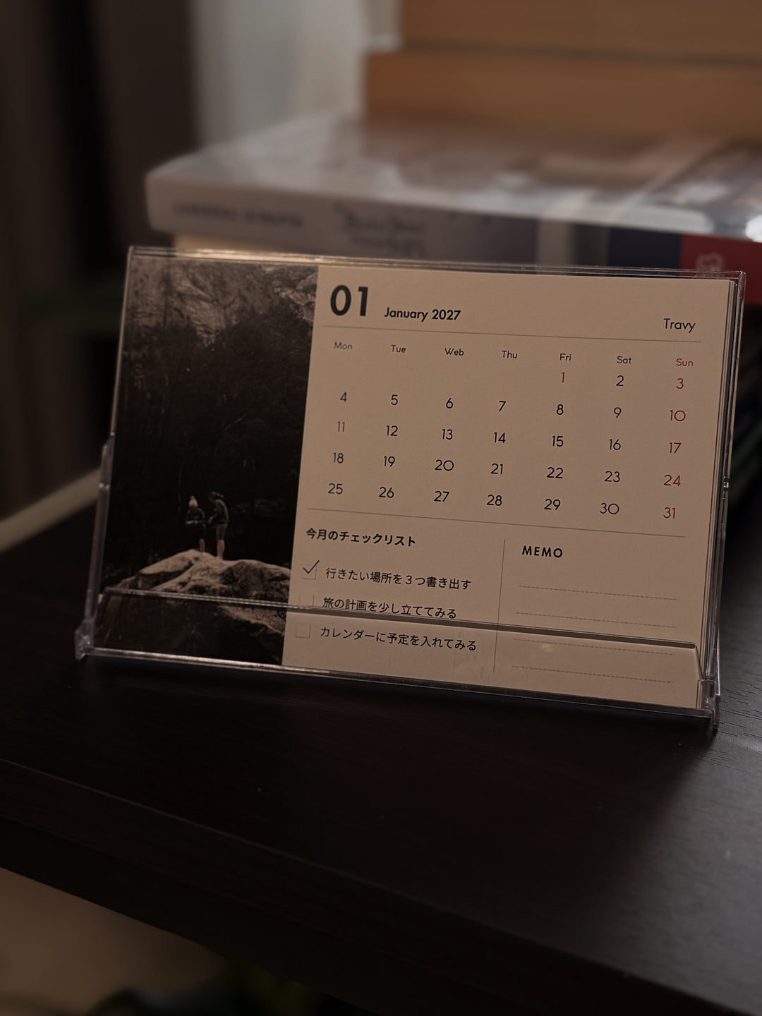 トラベルカレンダー2027